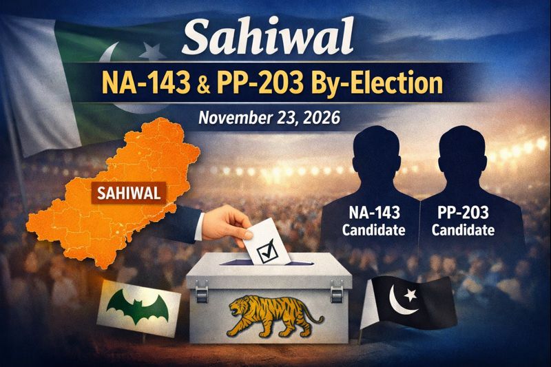 Sahiwal NA-143 & PP-203 By-Election Results